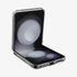 ACS06971 - Galaxy Z Flip 5 Case AirSkin Zero One showing the back with phone fully open